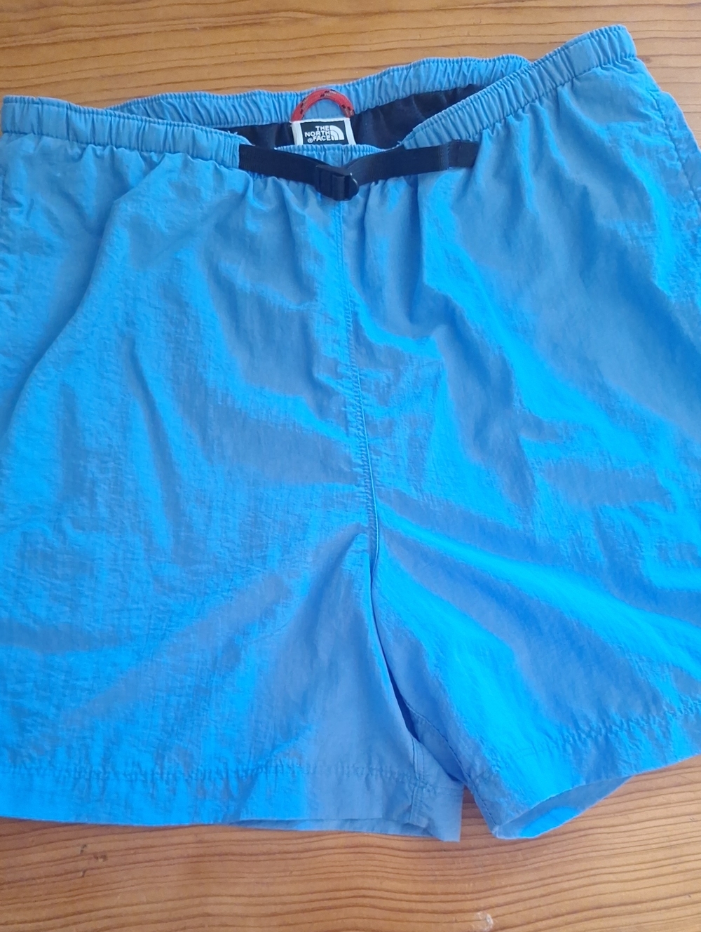The North Face Womens Light Blue Nylon Hiking Shorts M